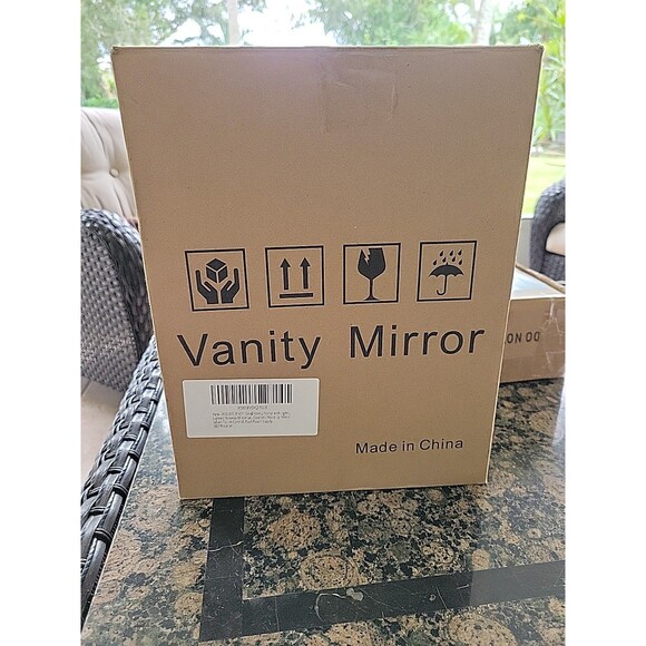 9"x11" Small Vanity Mirror with Lights Lighted Makeup Mirror B8 - Picture 12 of 13